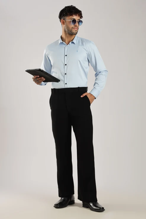 Signature Armani-Finish Bootcut Trousers - Image 3