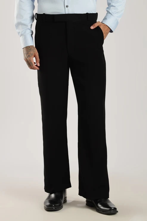 Signature Armani-Finish Bootcut Trousers - Image 2