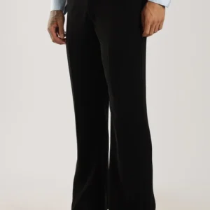 Signature Armani-Finish Bootcut Trousers