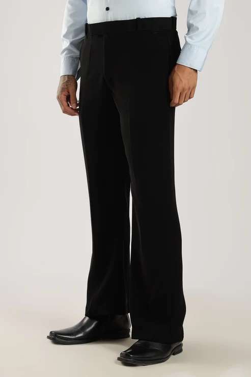 Signature Armani-Finish Bootcut Trousers